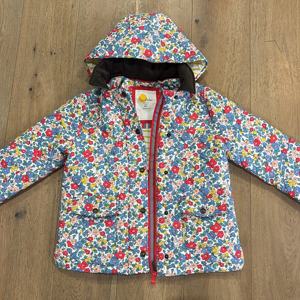Girls Mini Boden Coat 11/12